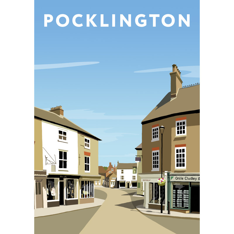 Pocklington by Richard O'Neil - Print, 40 cm H x 30 cm W x 1 cm D, No Frame