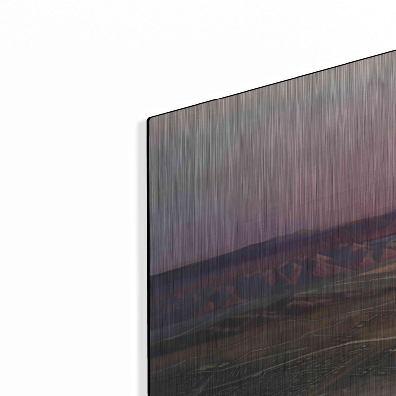 «Breathtake Valley» par Bruce Dean, art mural en métal, H 12 po x l 16 po x P 0,13 po