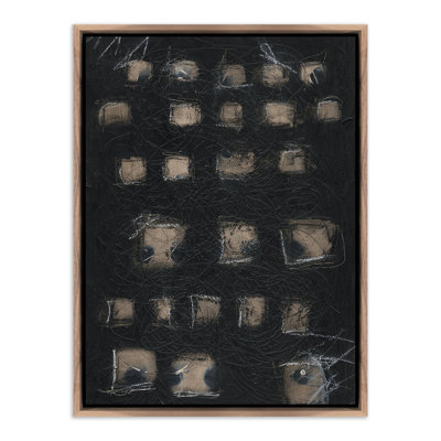 Squared up Framed Graphic Art Canvas