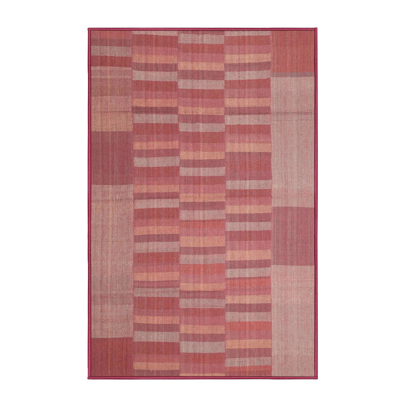 Tapis brun/gris/zone grise contemporaine, Rectangle 5 pi x 7 pi