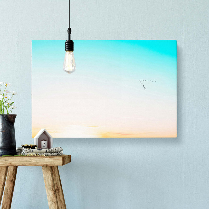 Flock Of Birds - Wrapped Canvas, 40cm H x 60cm W x 3cm D