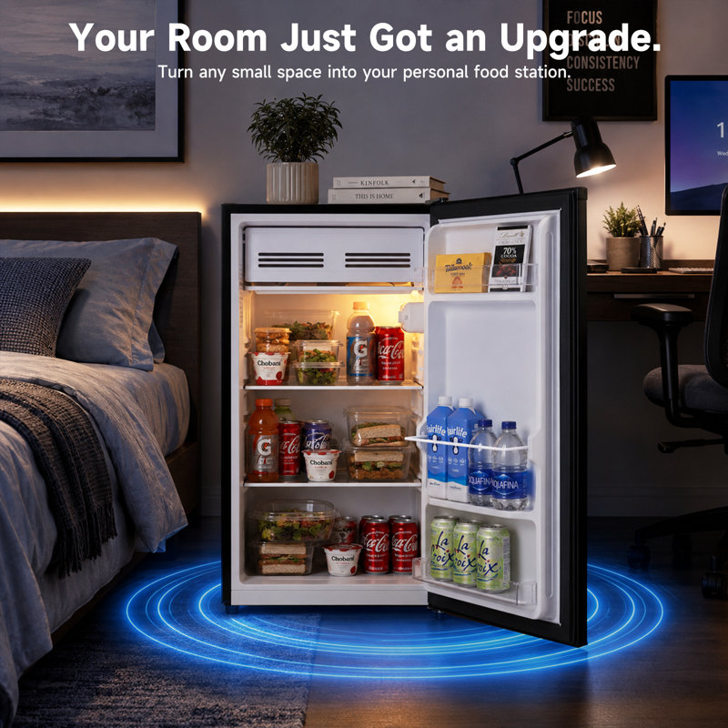 Mini réfrigérateur 3,2 pi cu avec congélateur