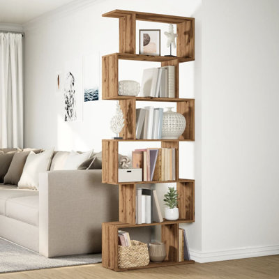 17 Stories Room Divider Bookcase 70X24 Cm Engineered Wood