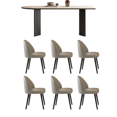 Simple yet elegant dining table and chair set