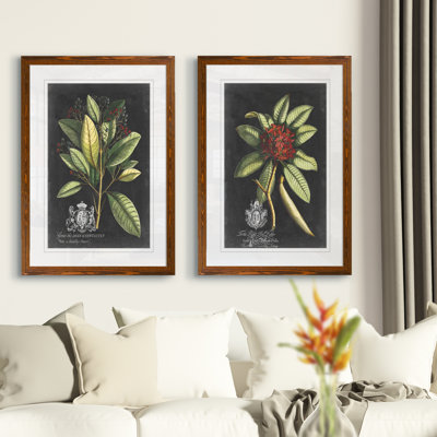 " Royal Foliage III " by Vincent Van Gogh 2 - Pieces