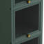 Armoire moderne en verre à quatre niveaux avec rangement à cinq niveaux-579997353