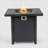 28-inch Iron Square Propane Fire Pit Table