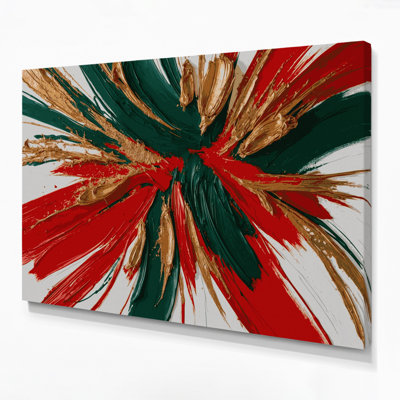Lyrical Abstraction 53 Brown Canvas Wall Art