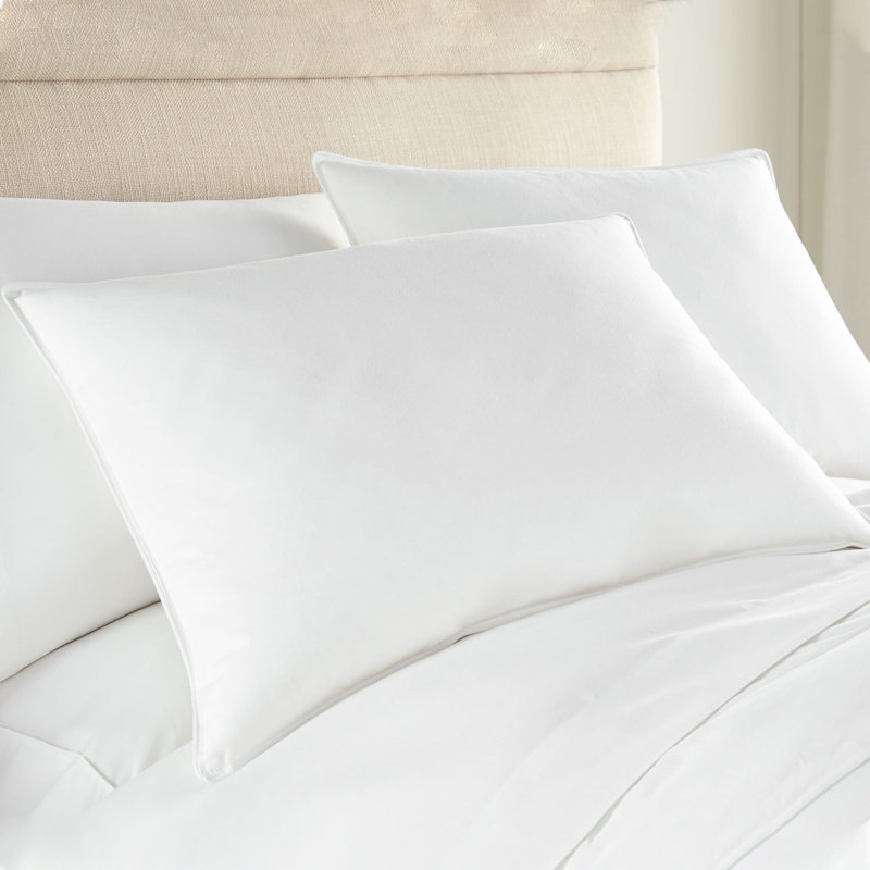 25/75 Down & Feather Medium Hotel Pillow for Back Sleepers, King