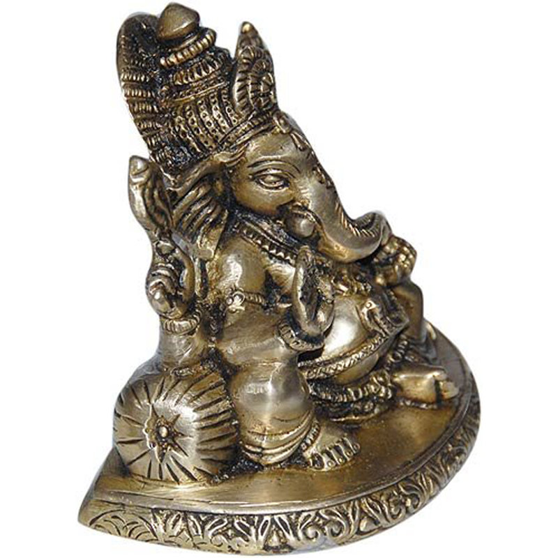 Udine Ganesha avec Trishul Mark sur le front