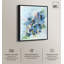 Art mural moderne abstrait bleu sur toile Poesy par Art Remedy-104627482-104627490