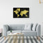World " World In Glitter, International Globe Chart Modern Gold "-71078900-71078907