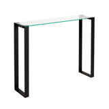Mihrtad 47'' Glass Top Console Table