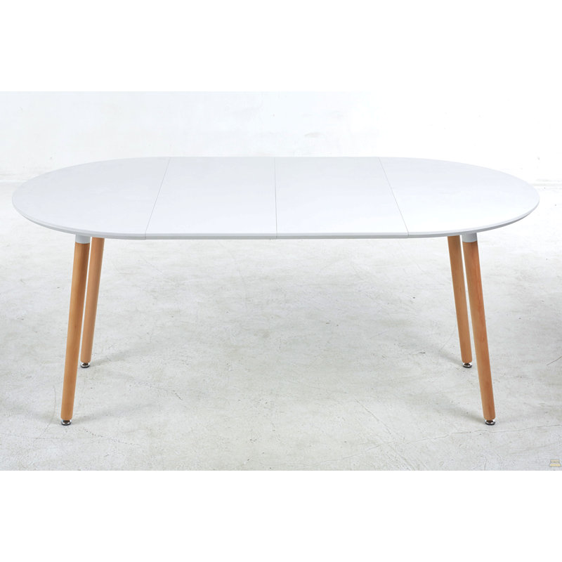 Extensible Table,Dining Table,Office Table,Coffee Table,Wood Leg, Matte White