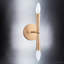 Mildrid Steel Candle Wall Light