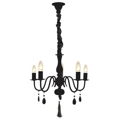 Fairhope 5 - Light Candle Style Chandelier