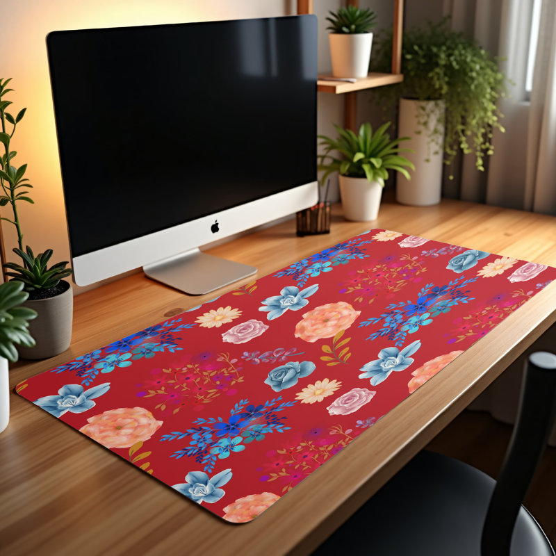 Polyester Desk Pad, 14.4x12.1