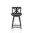 Bakersville Modern Farmhouse Wooden Swivel Bar and Counter Stool-85641632-85641633