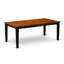Ensemble de salle à manger 9 pièces comprenant une table de salle à manger rectangulaire avec rallonge papillon et 8 chaises de cuisine, noir et cerise