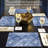 Wood/Bamboo Geometric Rectangle Placemat
