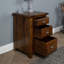 Berntsen 45cm W Solid Wood Bedside Table