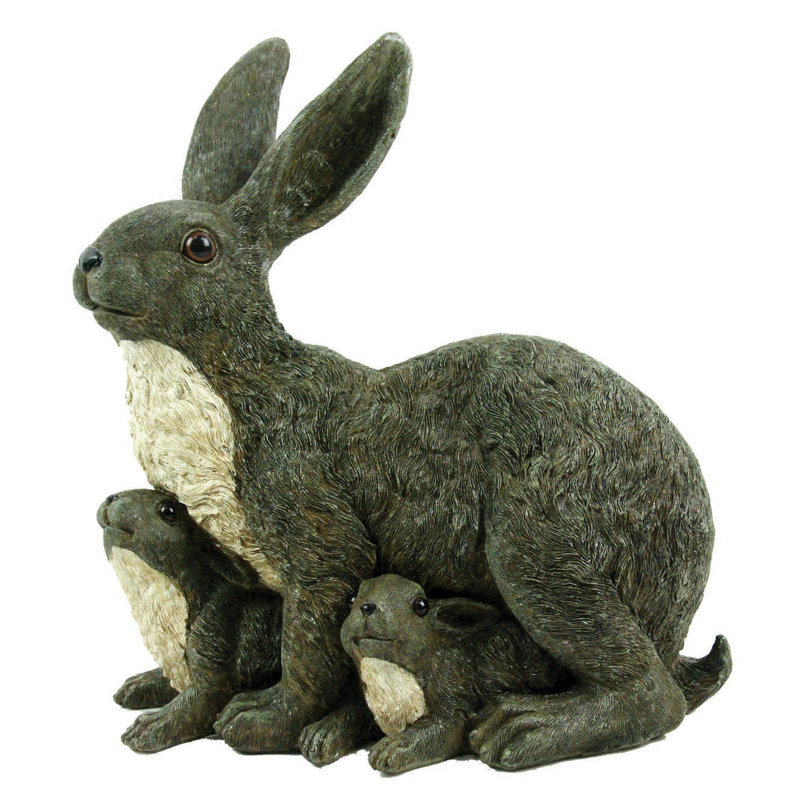 Renly Rabbit Plastic Garden Statue