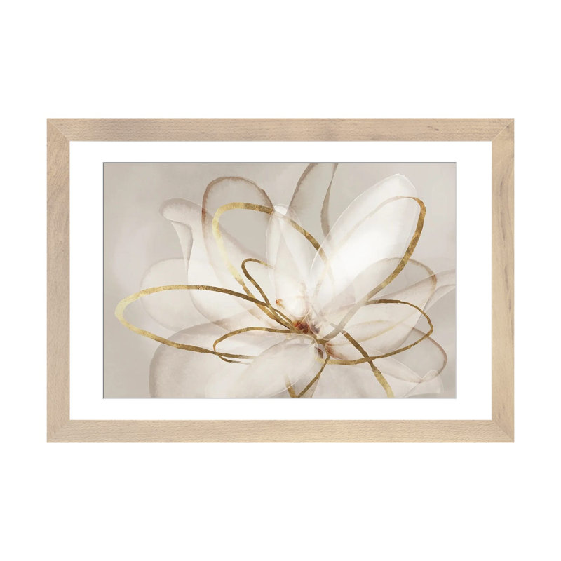 Transparent Transparent III '- imprimé, Papier dans un cadre photo, H 24 po x l 32 po x P 1 po, Natural Wood