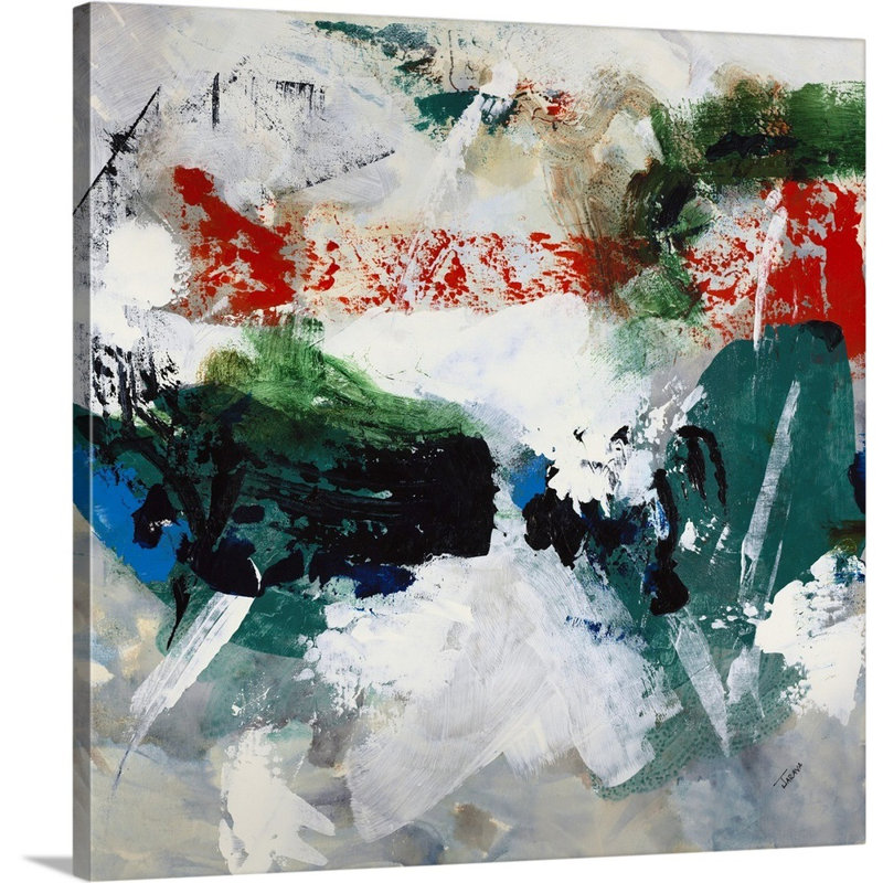 « escape i », peinture sur toile, H 16 po x l 16 po x P 1,25 po, Toile tendue