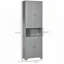 Bathroom Storage Cabinet with Doors and Shelf Adjustability-1580704237