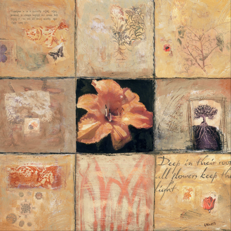 " Golden Light Composition I " by Judi Bagnato, 20" H x 20" W