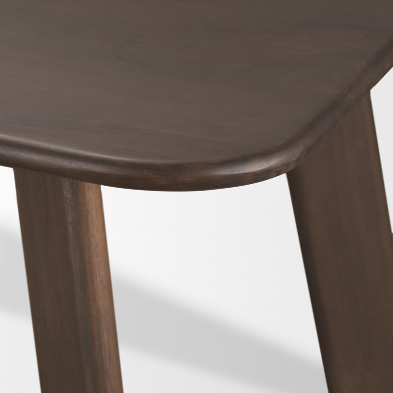 Wood Rectangular Dining Table, Brown, 30"H x 72"L x 40"W