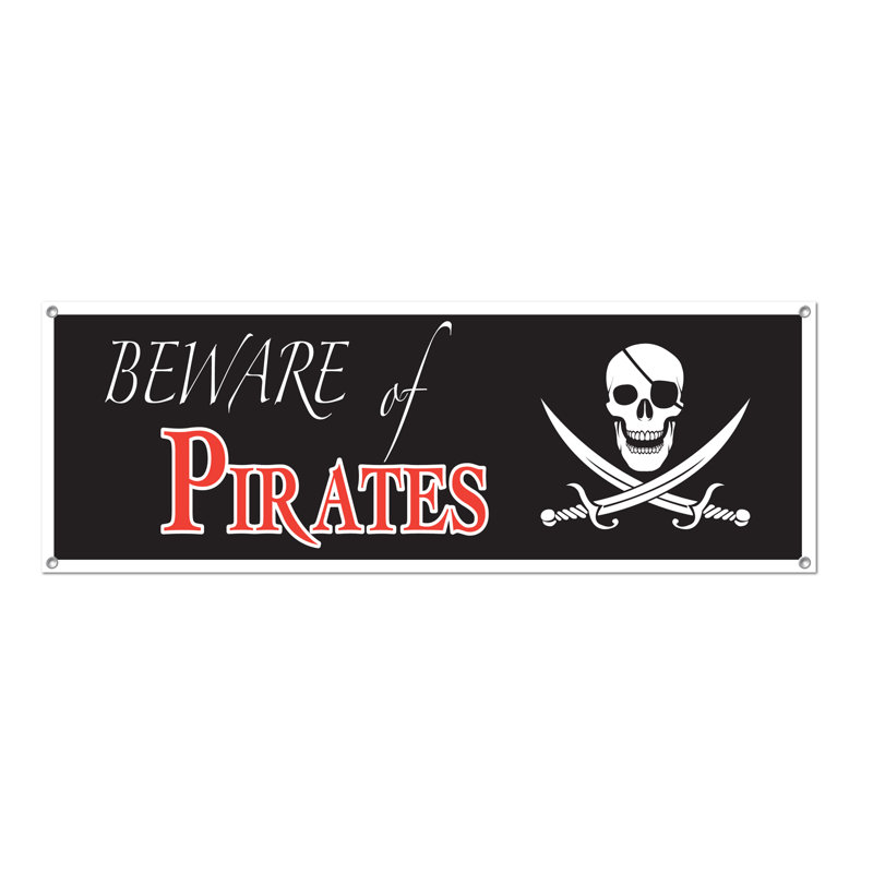 Bannière «Beware Of Pirates»