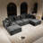 137.8*68.9"Modular Sectional Sofa Seat