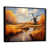 Black Floater Framed