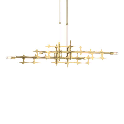 Grid 6 - Light Unique/Statement Geometric Chandelier