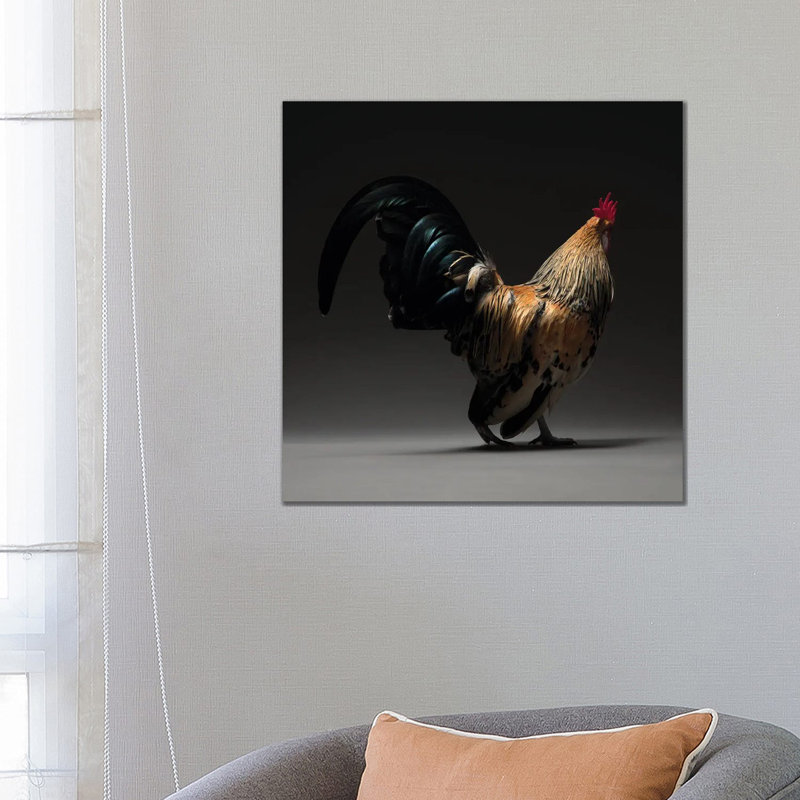 Booted Bantam - Wrapped Canvas Print, 66.04 cm H x 66.04 cm W x 1.91 cm D