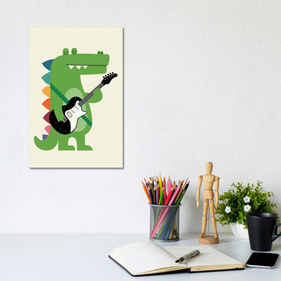 Croco Rock by Andy Westface - Print on Canvas