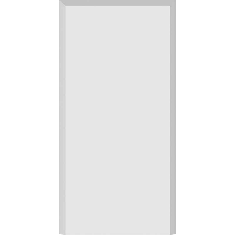 Socle standard avec bord biseauté, H 9 po x l 4,5 po x p 1 po