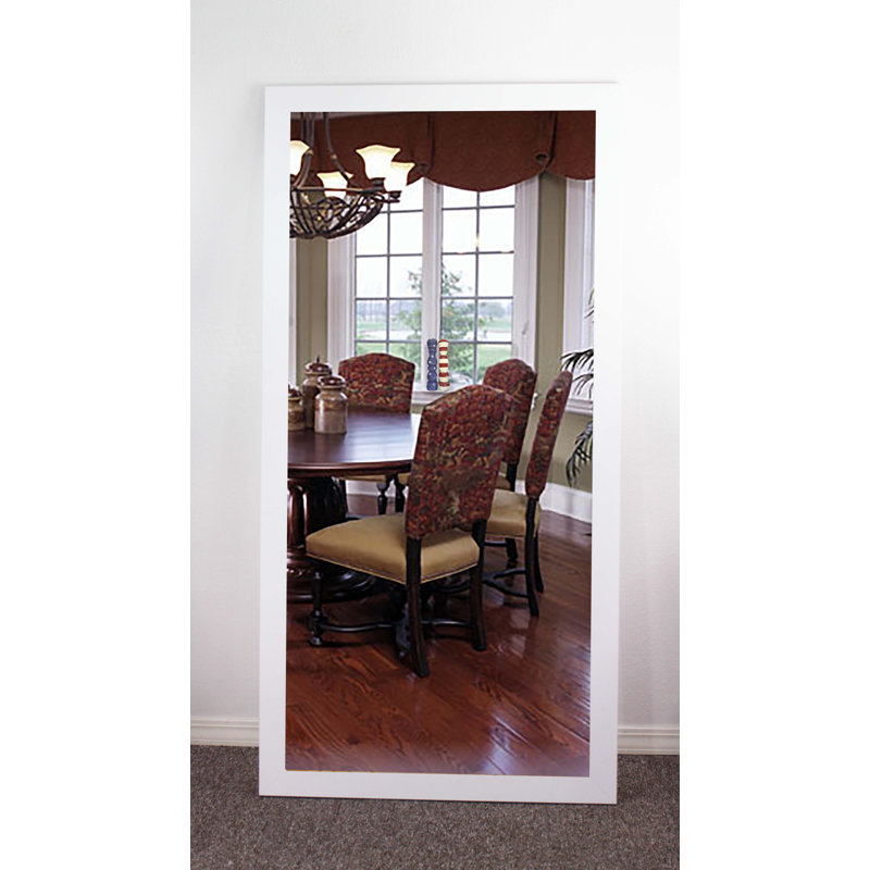 Alye Wood Flat Mirror, 78" H x 39" W x 0.75" D
