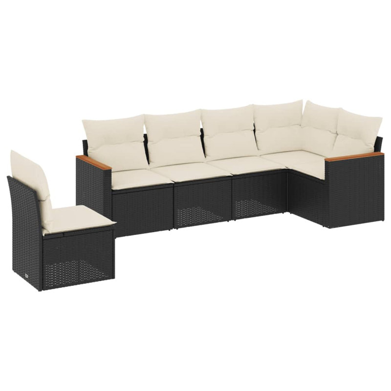 Ensemble de canapé de jardin Vidaxl PE
