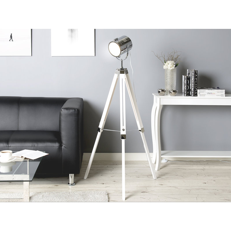 Aadi 143cm Tripod Floor Lamp, White