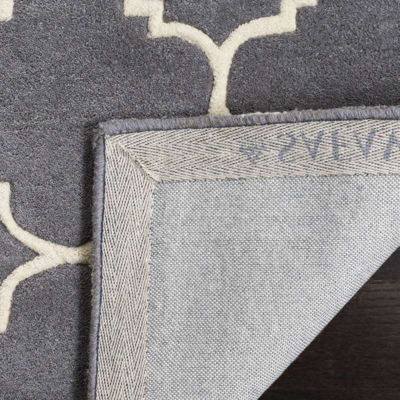 Vaughn Geometric Wool Hand Woven Area Rug, Rectangle 91 x 152cm