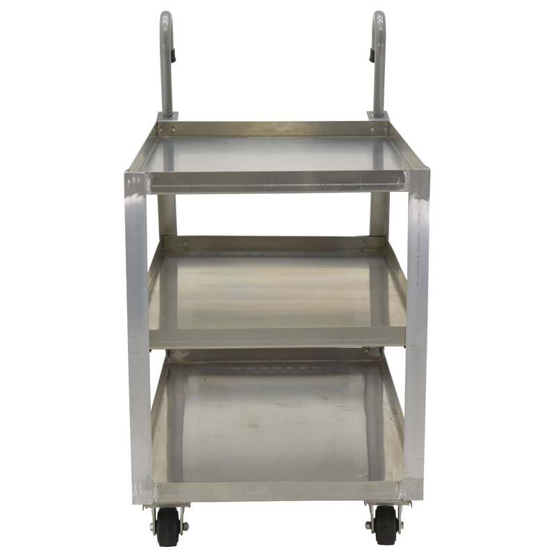 Utility Cart with Wheels, 50.19" H x 27.88" W x 52" D