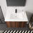 29.5" Wall Mounted Single Bathroom Vanity with Sink-92408910