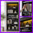 5-Tier LED Bookshelf with Adjustable Shelves, 55LB Capacity, Built-in Lighting-782401676