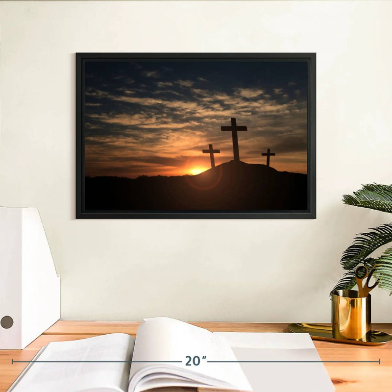 Adella Cross Silhouettes, 9" H x 13" W