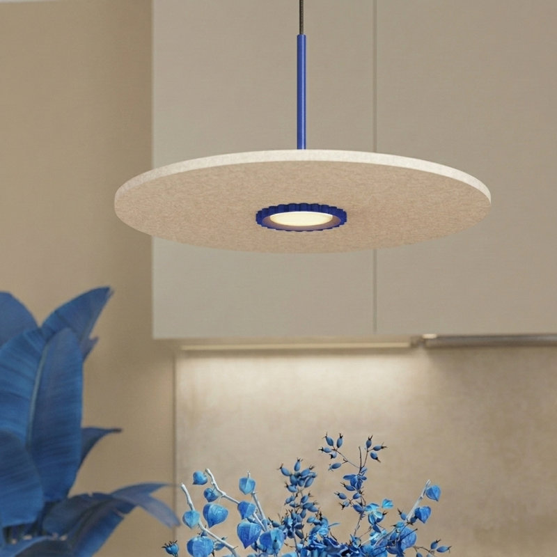 Pendant lamp OVO 1 beżowa/czarna filc Gx53, Ultramarine/Beige