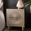 Ameen 2 Drawer Wooden Bedside Storage Cabinet for Bedroom Furniture