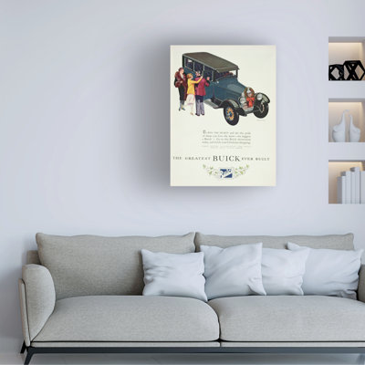 «Buick», art de l'inconnu, décembre 1926, art sur toile