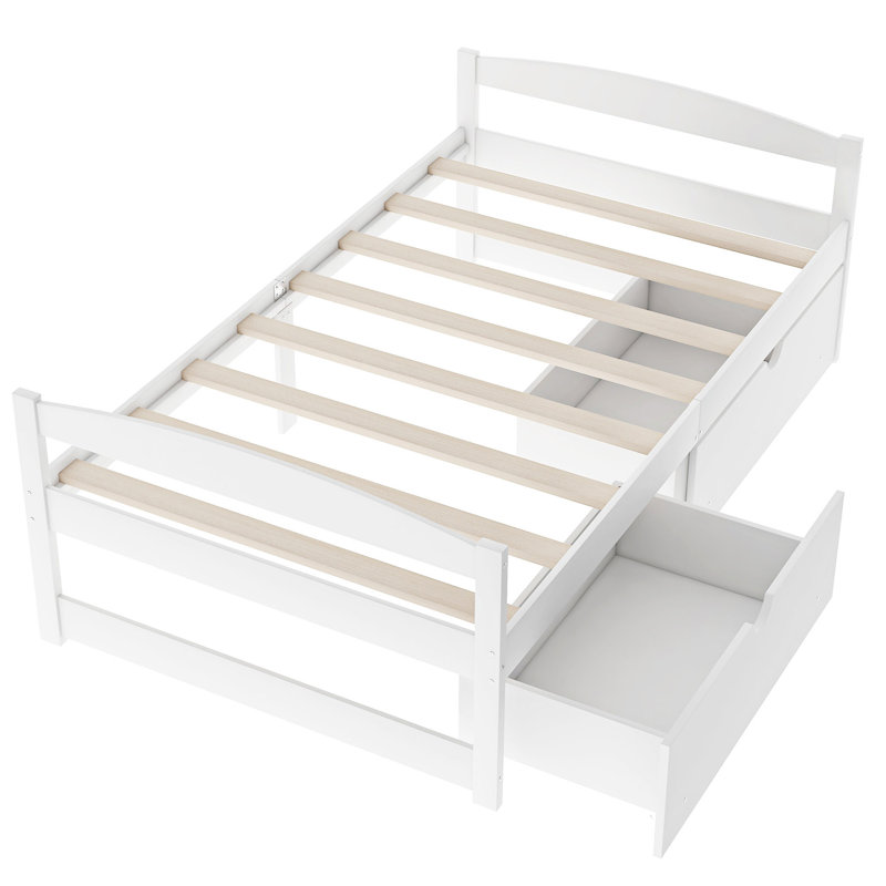 Lit plateforme simple avec rangement